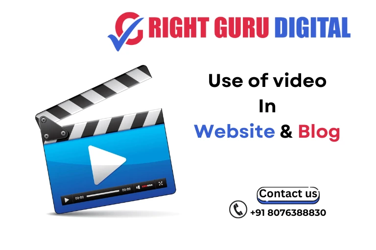 Use of video in website and blog