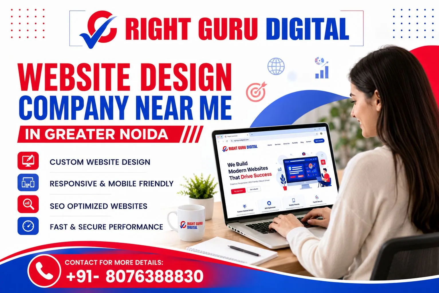 Right Guru Digital is the best Website Design Company in Greater Noida