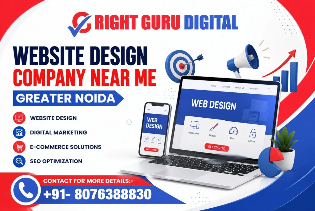 Right Guru Digital is the top Website Design company in Greater Noida